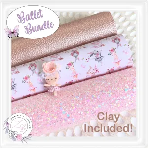 ⋅  Ballet Animals Clay Bundle ⋅ Leather  Glitter & Clay 4 Piece Bundle ⋅