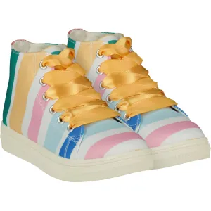 A DEE - Jazzy Stripe Printed High Top - Sunflower Yellow