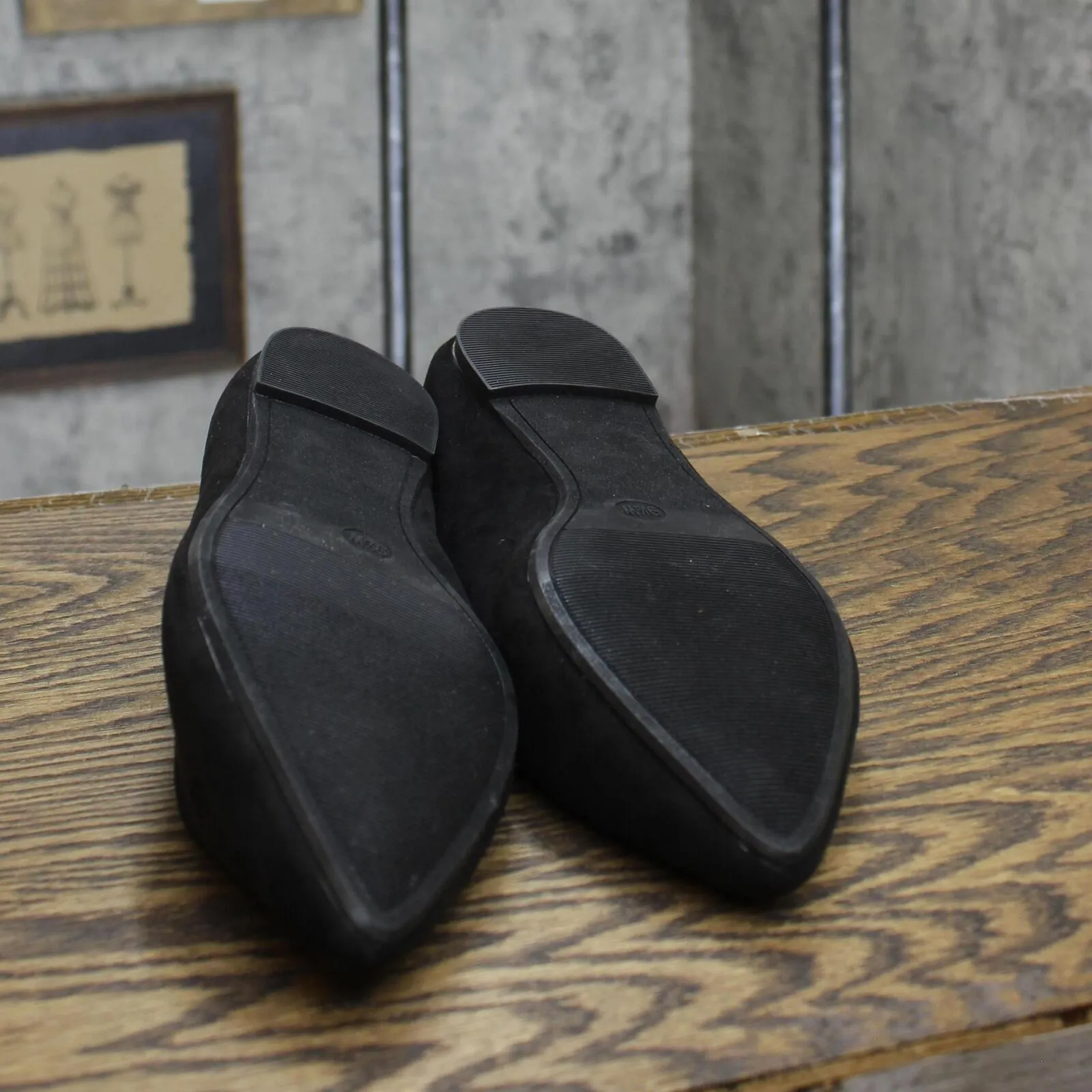 A New Day Corinna Wide Width Ballet Flats with Memory Foam Insole Black 9.5W