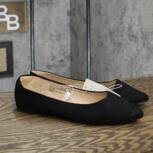 A New Day Corinna Wide Width Ballet Flats with Memory Foam Insole Black 9.5W