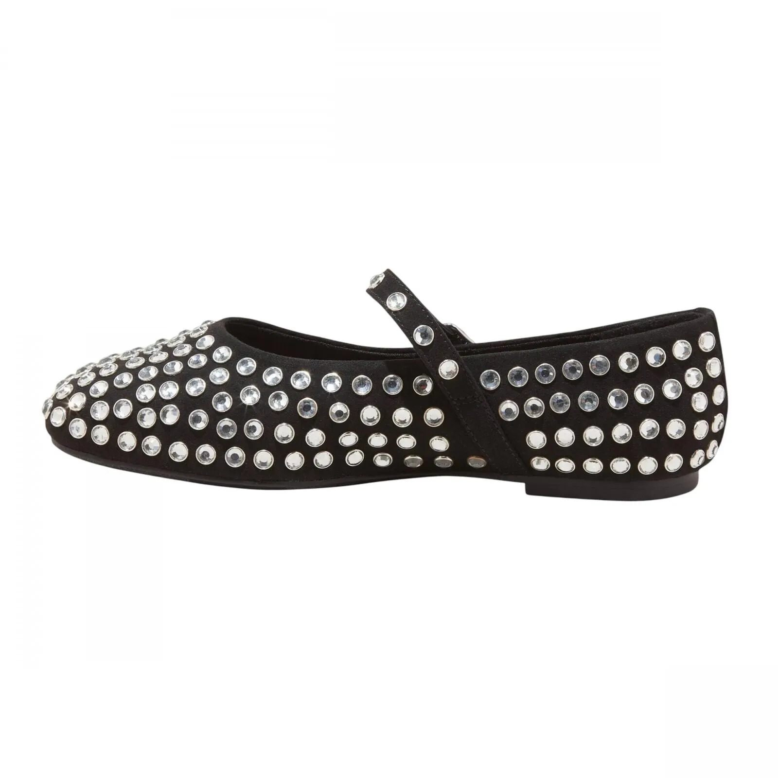 A New Day Womens Issa Rhinestone Mary Jane Ballet Flats 90870756 Black 9M