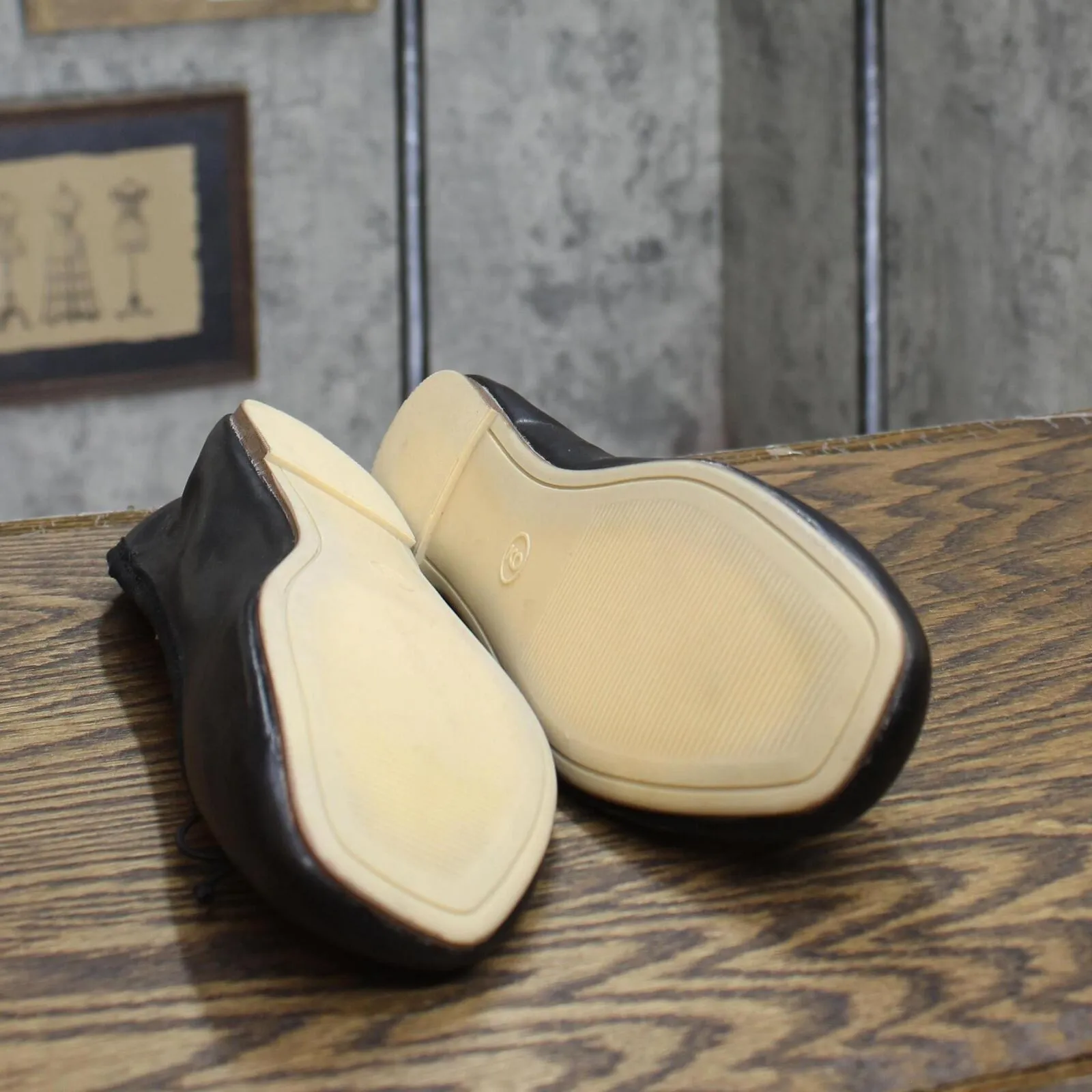 A New Day Women's Jackie Ballet Flats with Memory Foam Insole 85211195 Black 9M