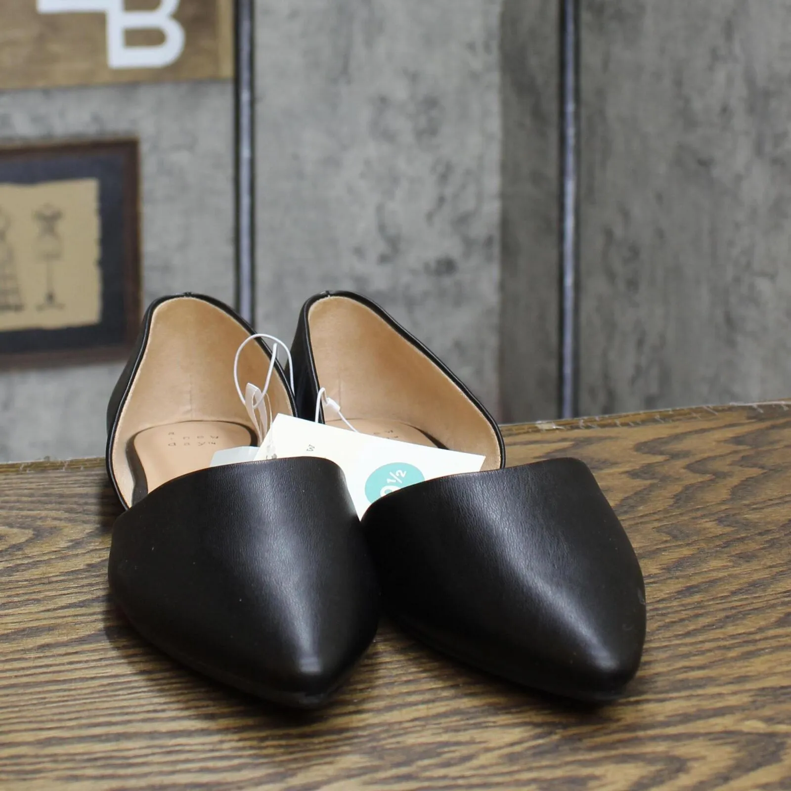 A New Day Women's Julie Ballet Flats with Memory Foam Insole 89470129 Black 9.5M