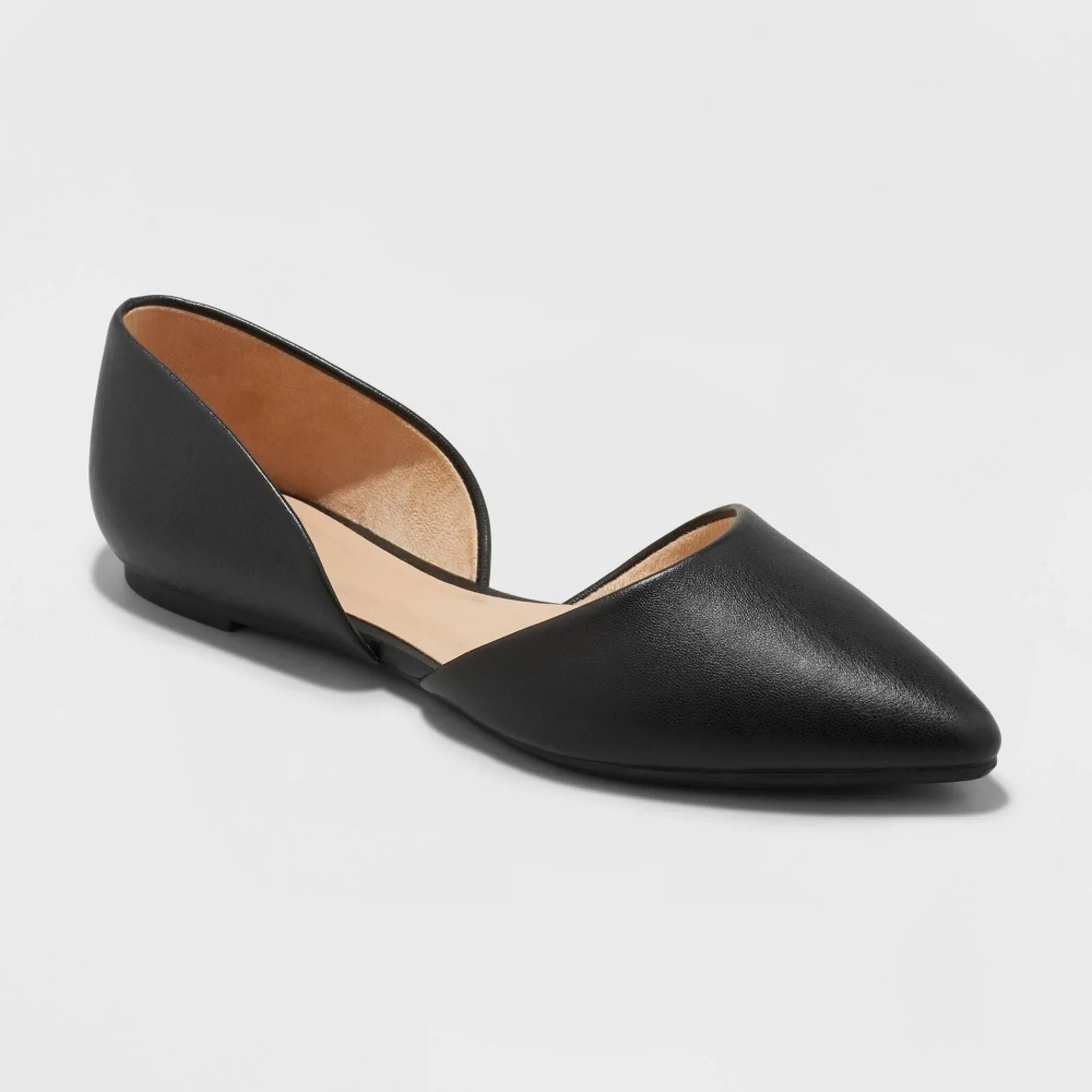 A New Day Women's Julie Ballet Flats with Memory Foam Insole 89470129 Black 9.5M