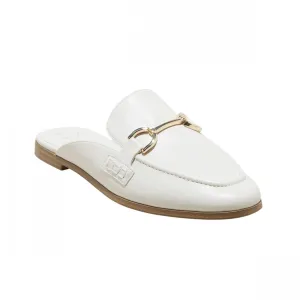 A New Day Womens Sandy Mule Flats with Memory Foam Insole Off White 8.5M