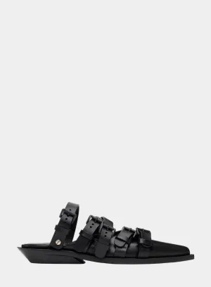 ANN DEMEULEMEESTER | Kalla Pointy Micro Heel Mule