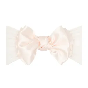 Baby Bling Satin FAB Headband - Ballet Pink