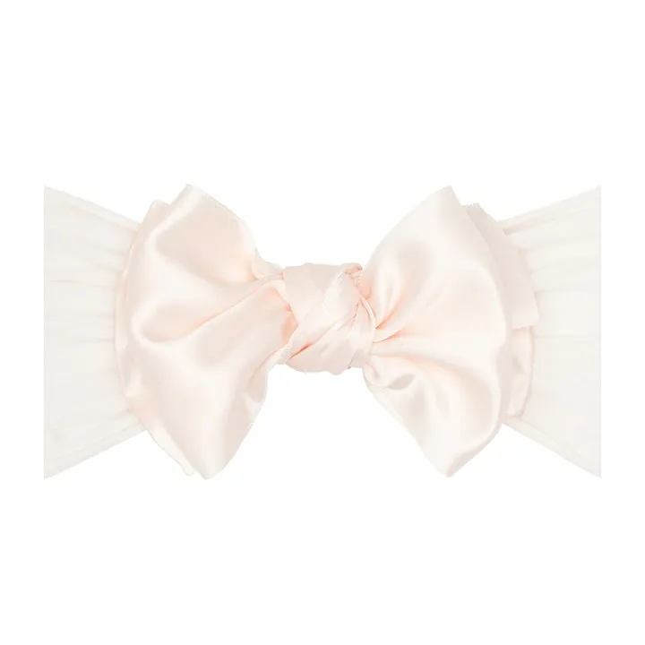 Baby Bling Satin FAB Headband - Ballet Pink