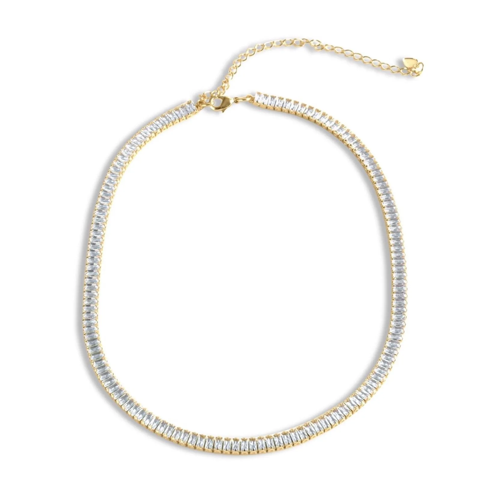 Baguette Tennis Necklace