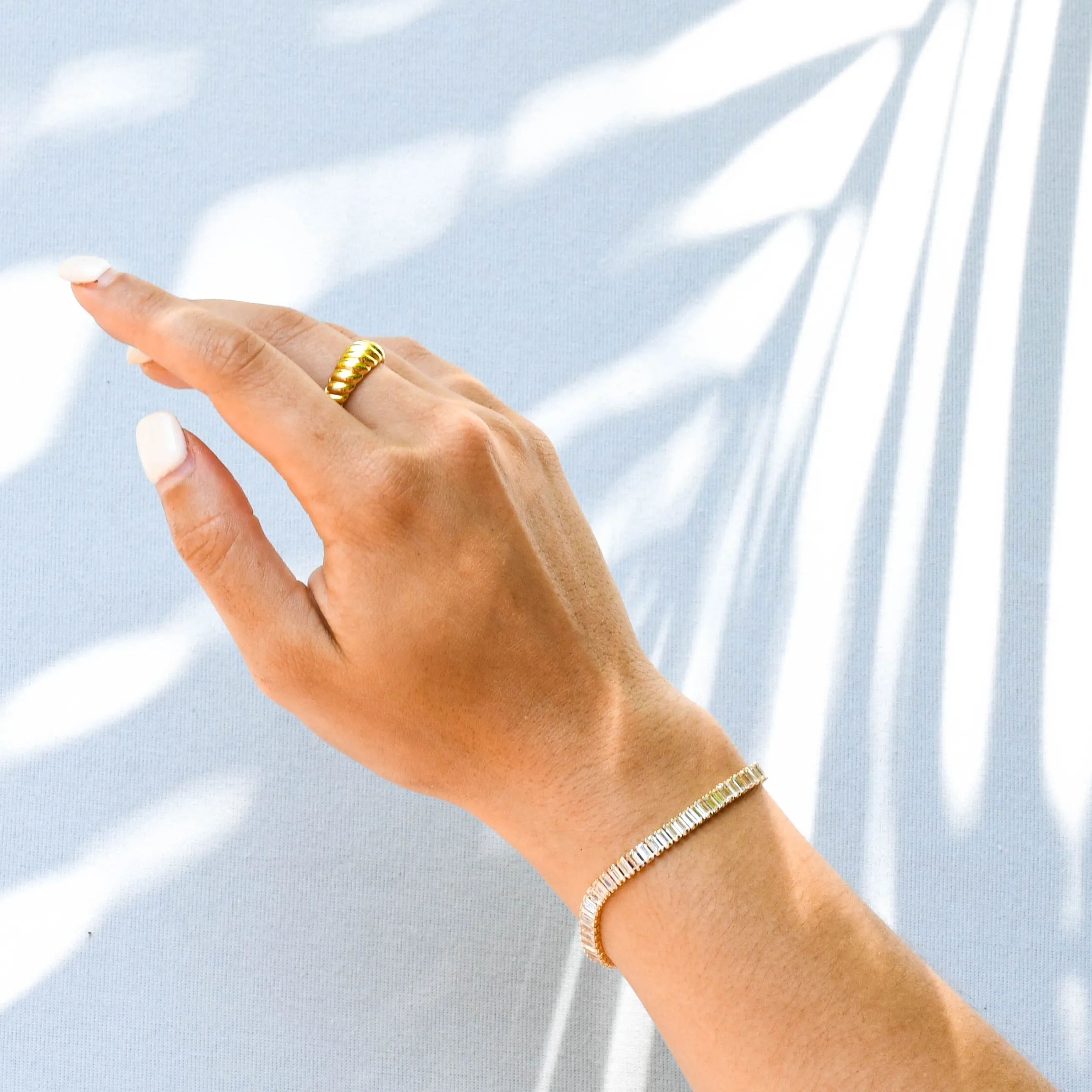 Baguette Tennis Necklace
