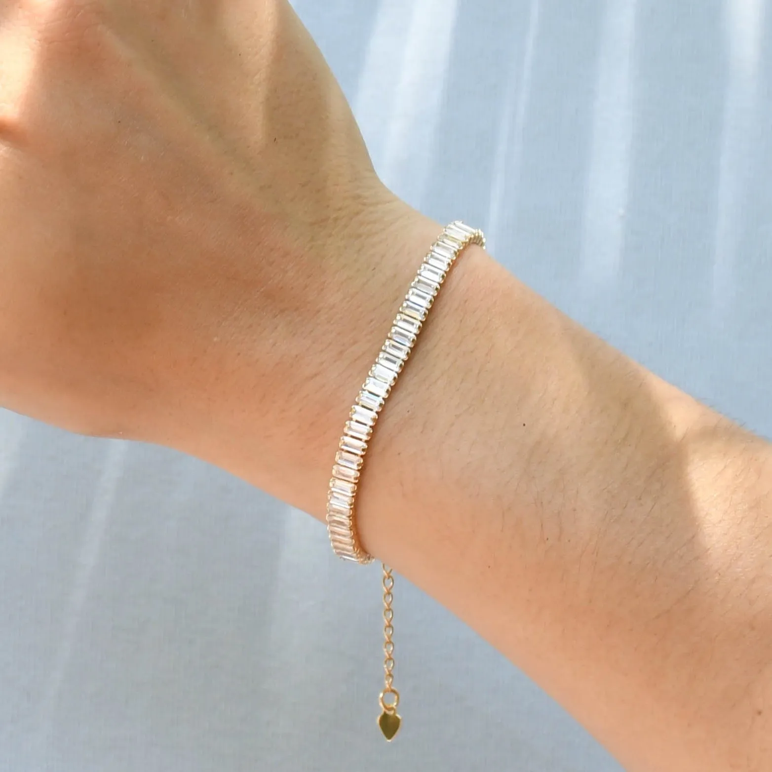Baguette Tennis Necklace