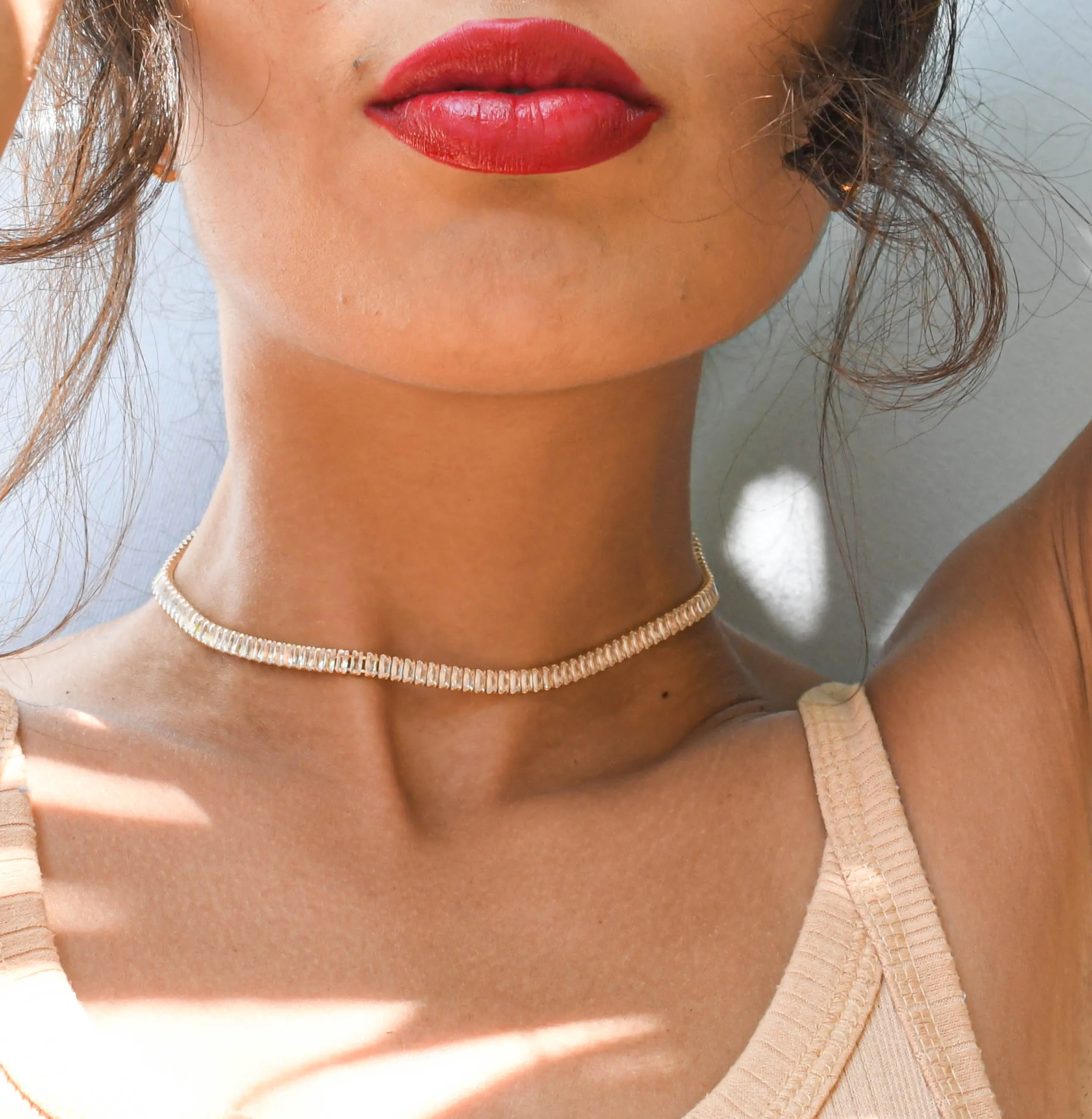 Baguette Tennis Necklace
