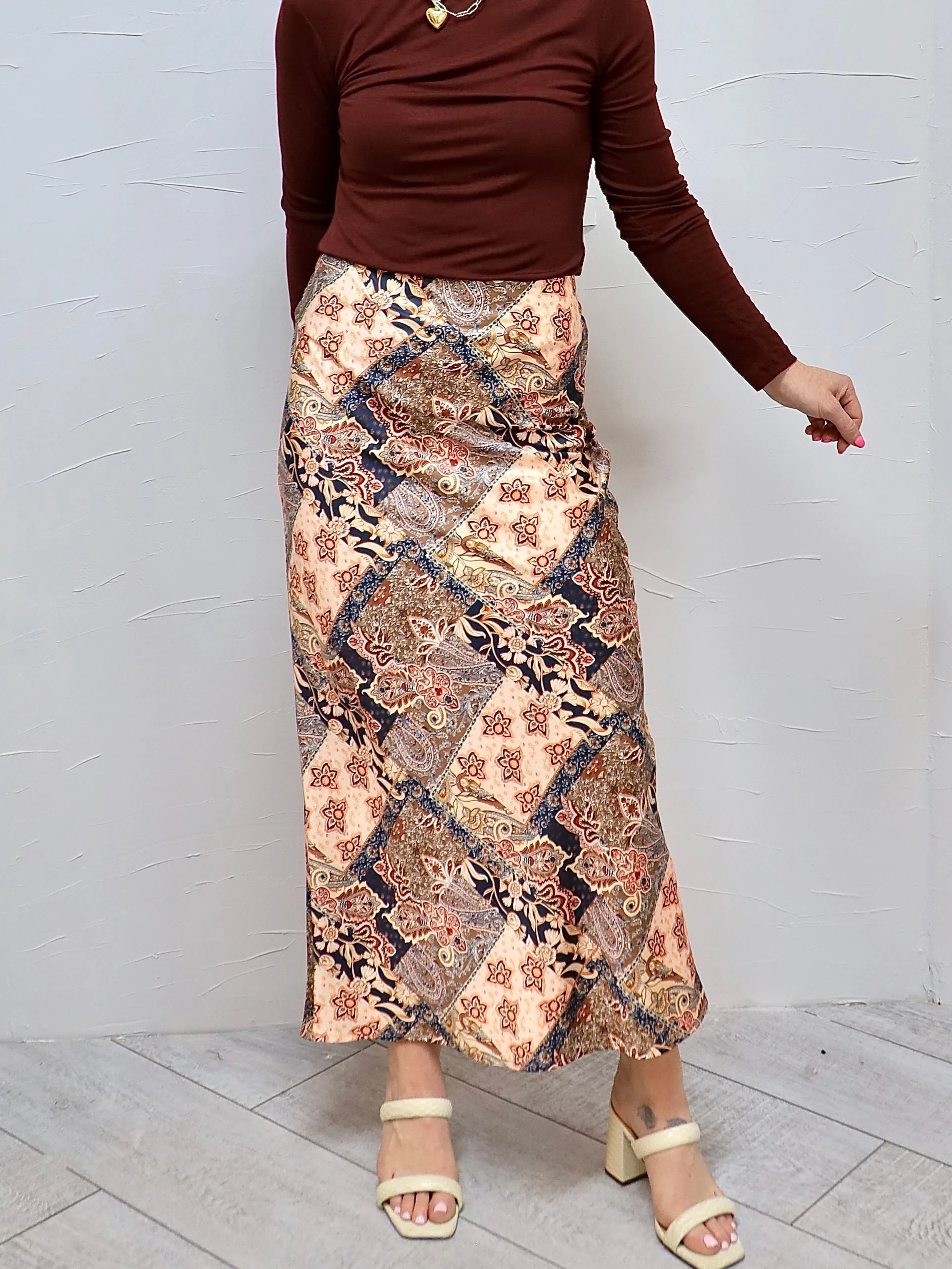 Bailey's Satin Skirt