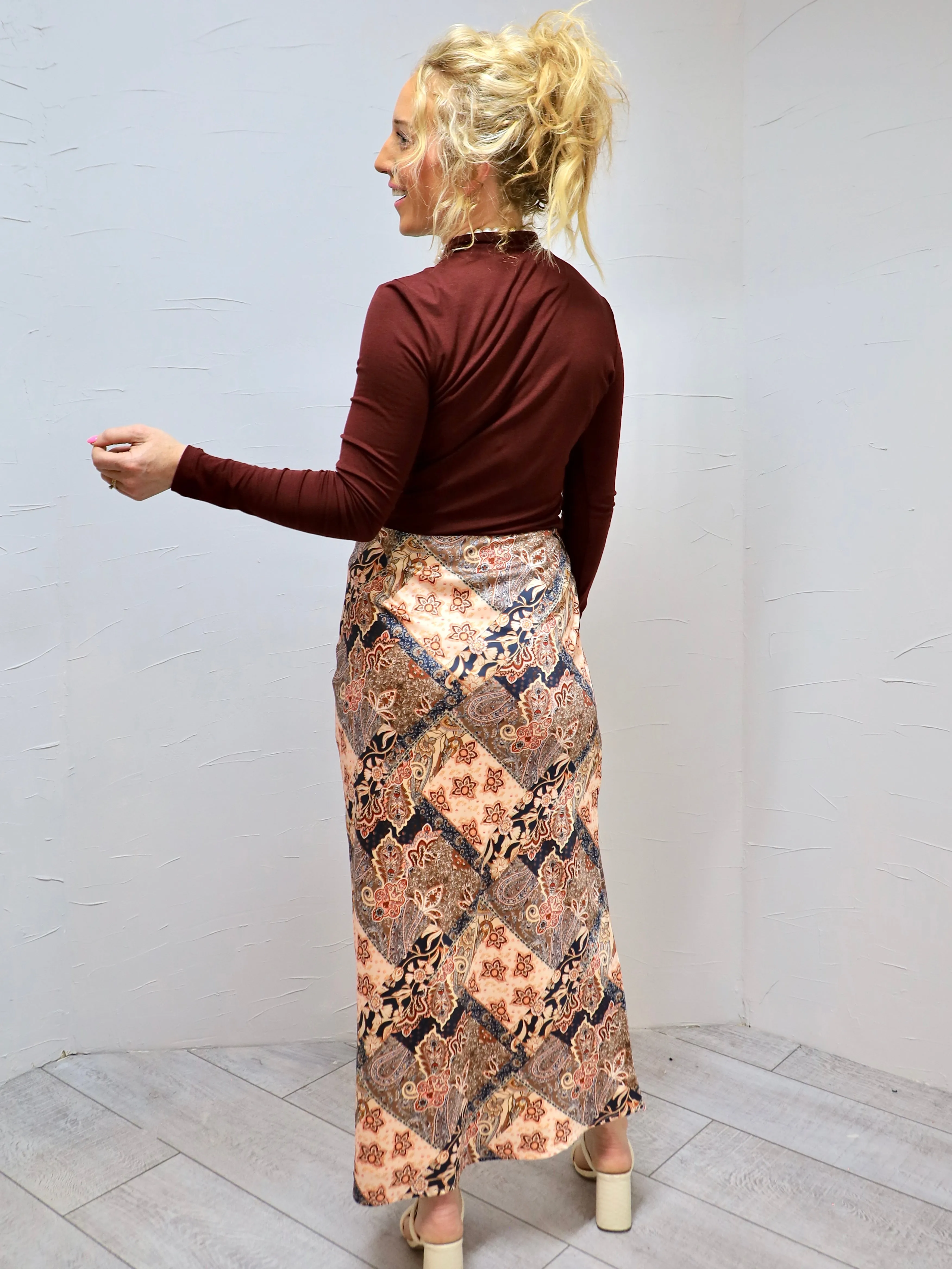 Bailey's Satin Skirt