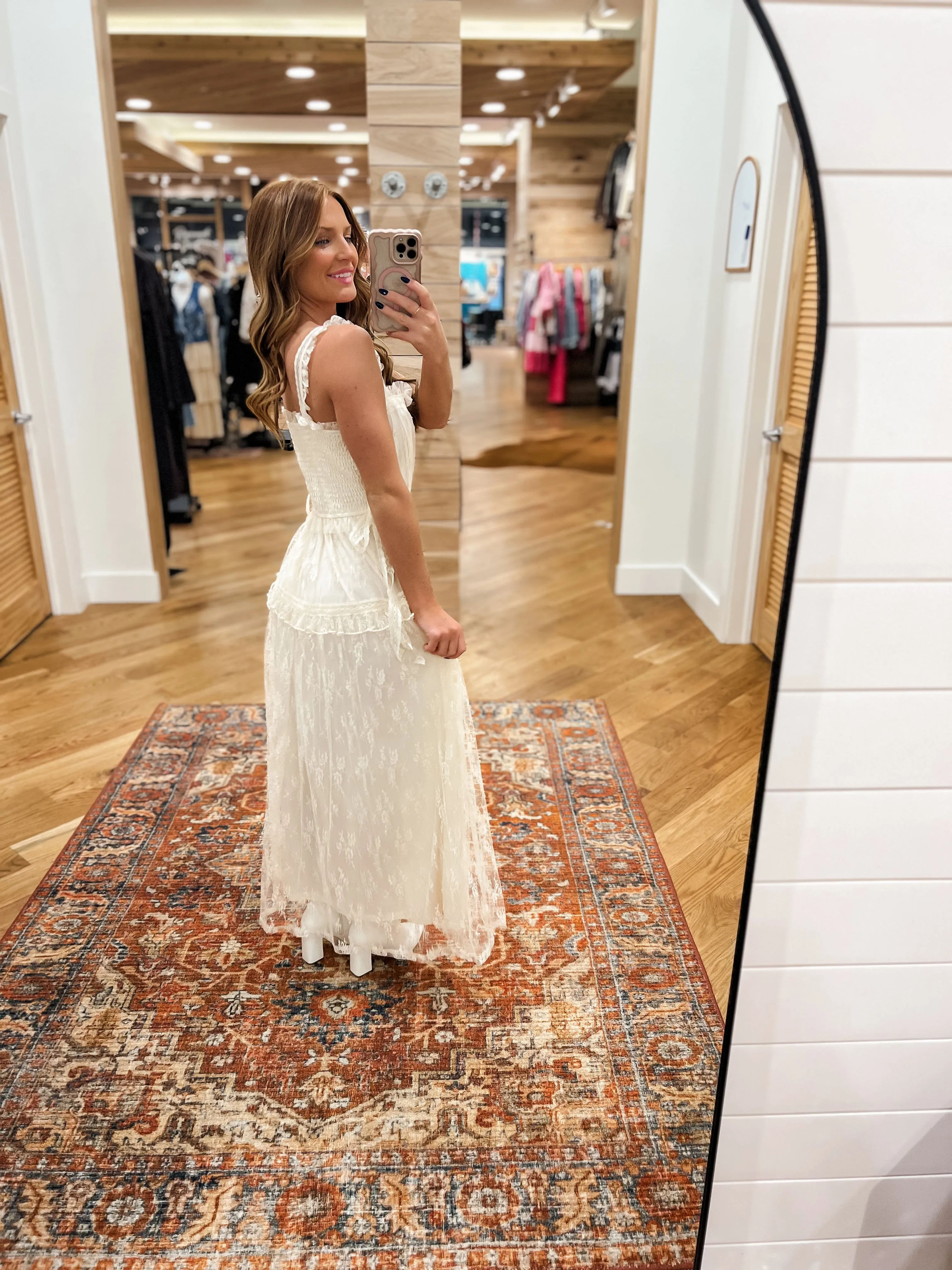 Ballet Babe Ecru Maxi Dress