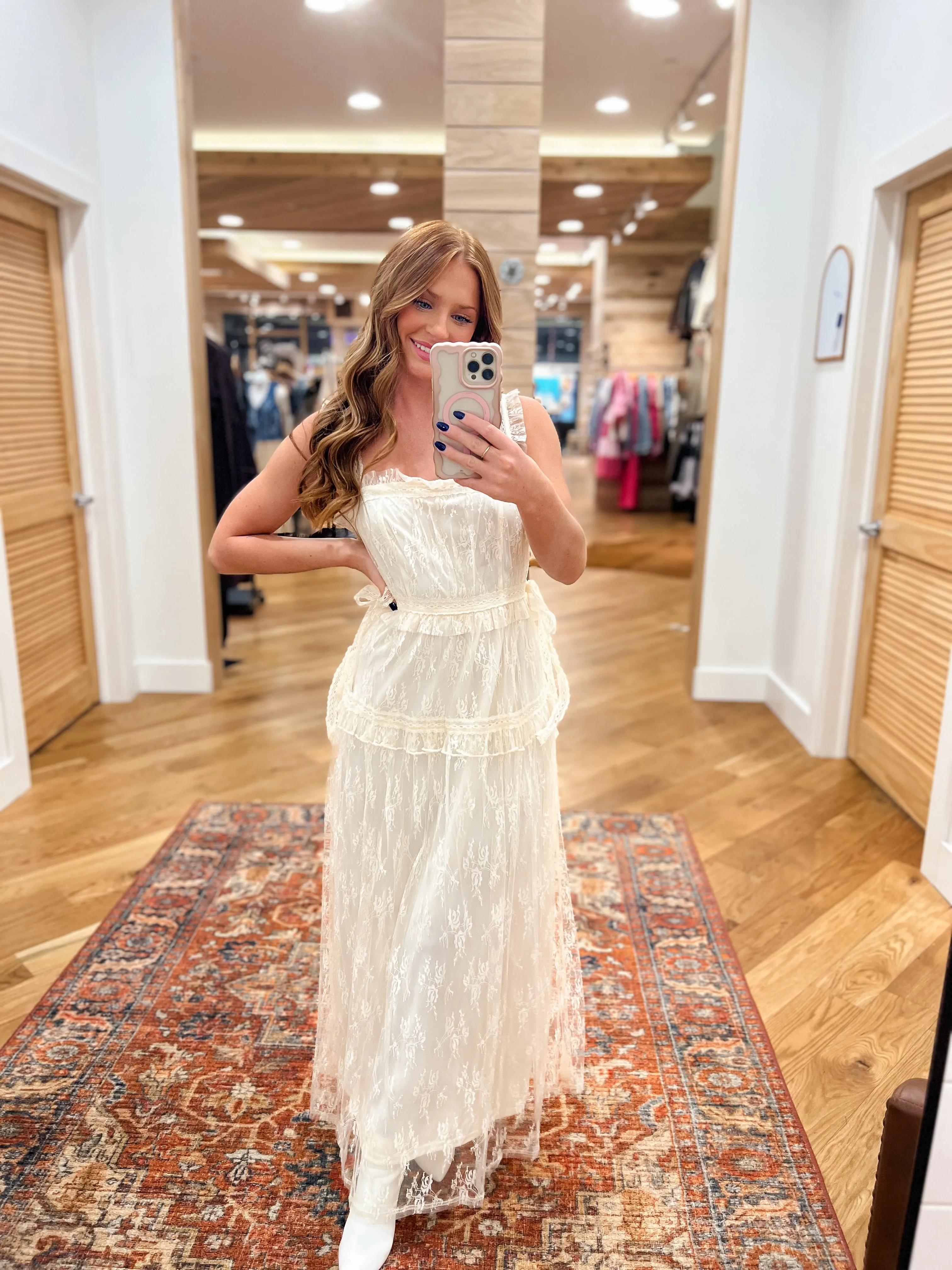 Ballet Babe Ecru Maxi Dress