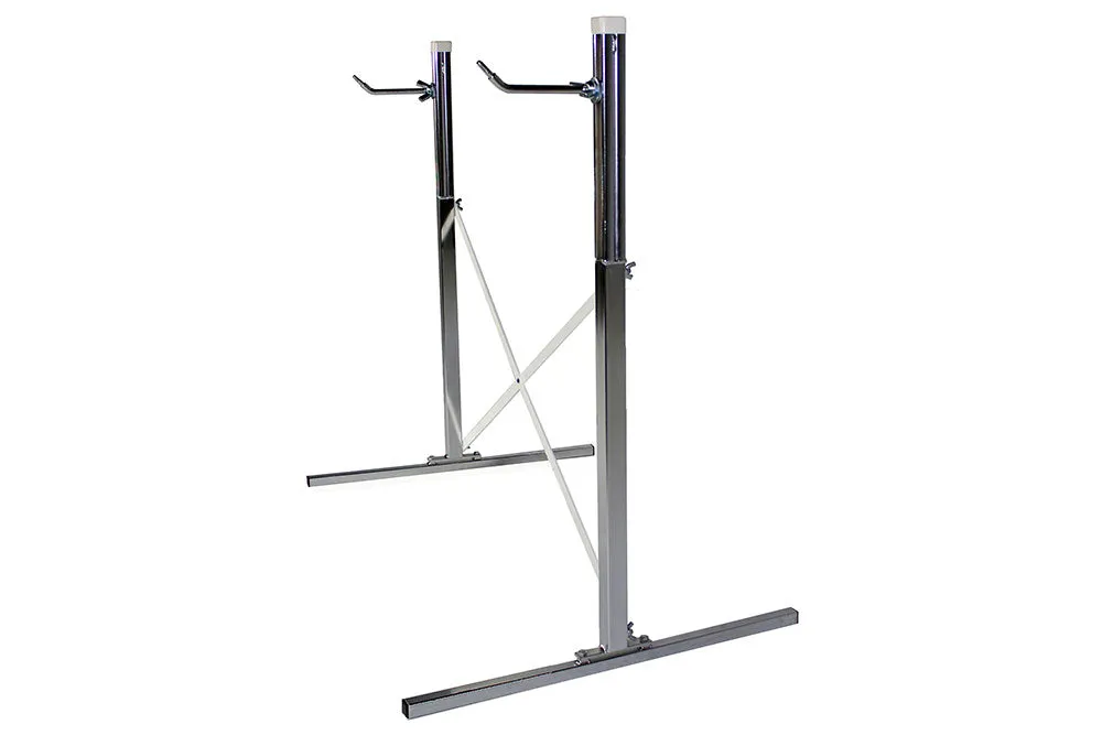 Ballet Barre, Free Standing Frame, WITH Adjustable Single or Double-Solid Wood Barres