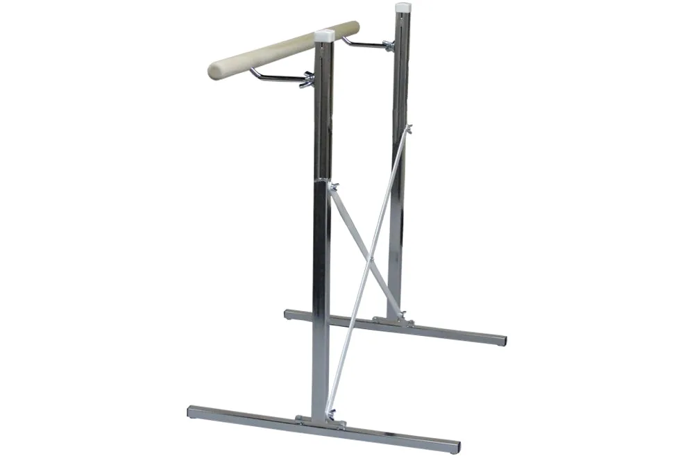 Ballet Barre, Free Standing Frame, WITH Adjustable Single or Double-Solid Wood Barres