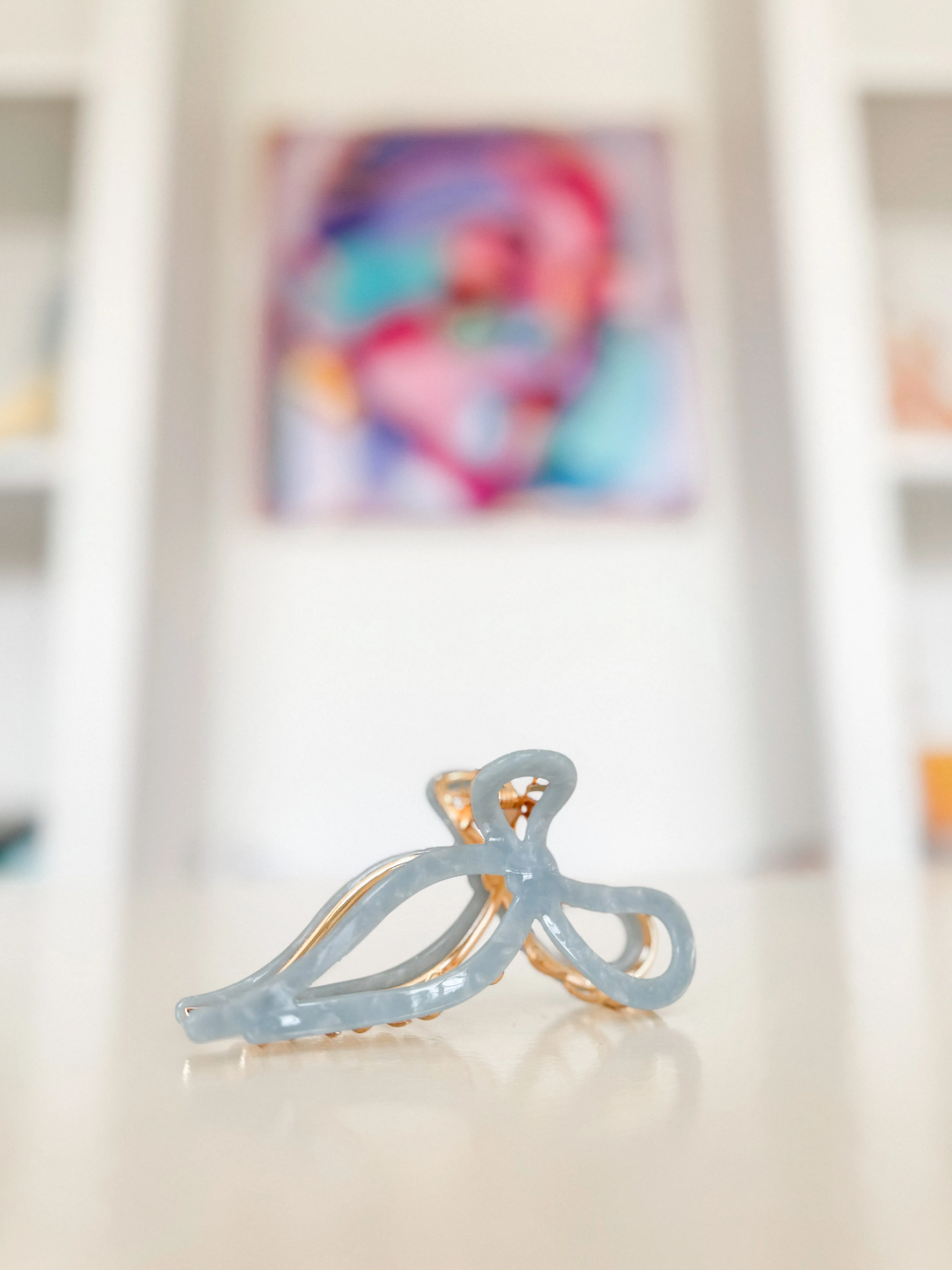 Ballet Bow Claw Clip