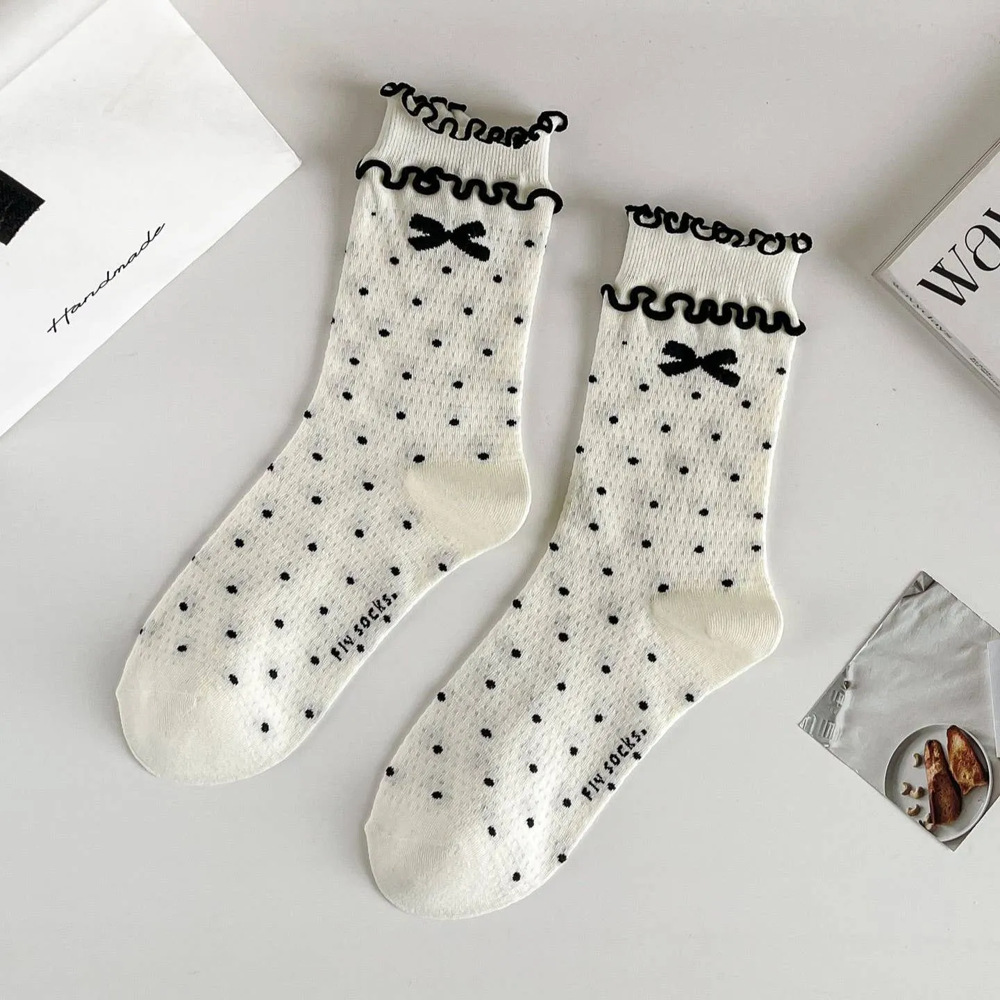 Ballet Bow Socks