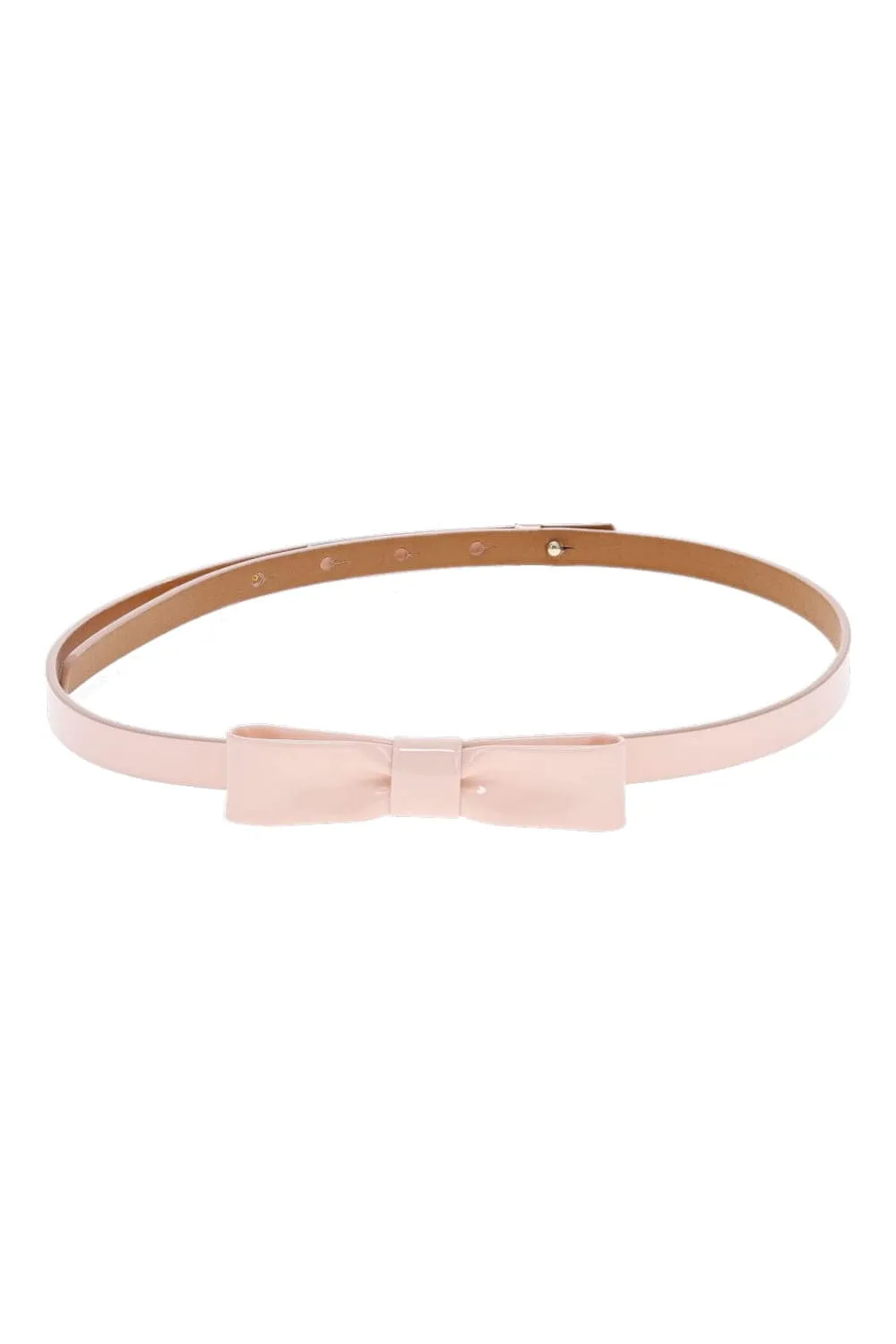 Ballet Pink Tuxedo Bow Belt