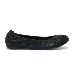 Barbican - Black Metallic Ballet Flat
