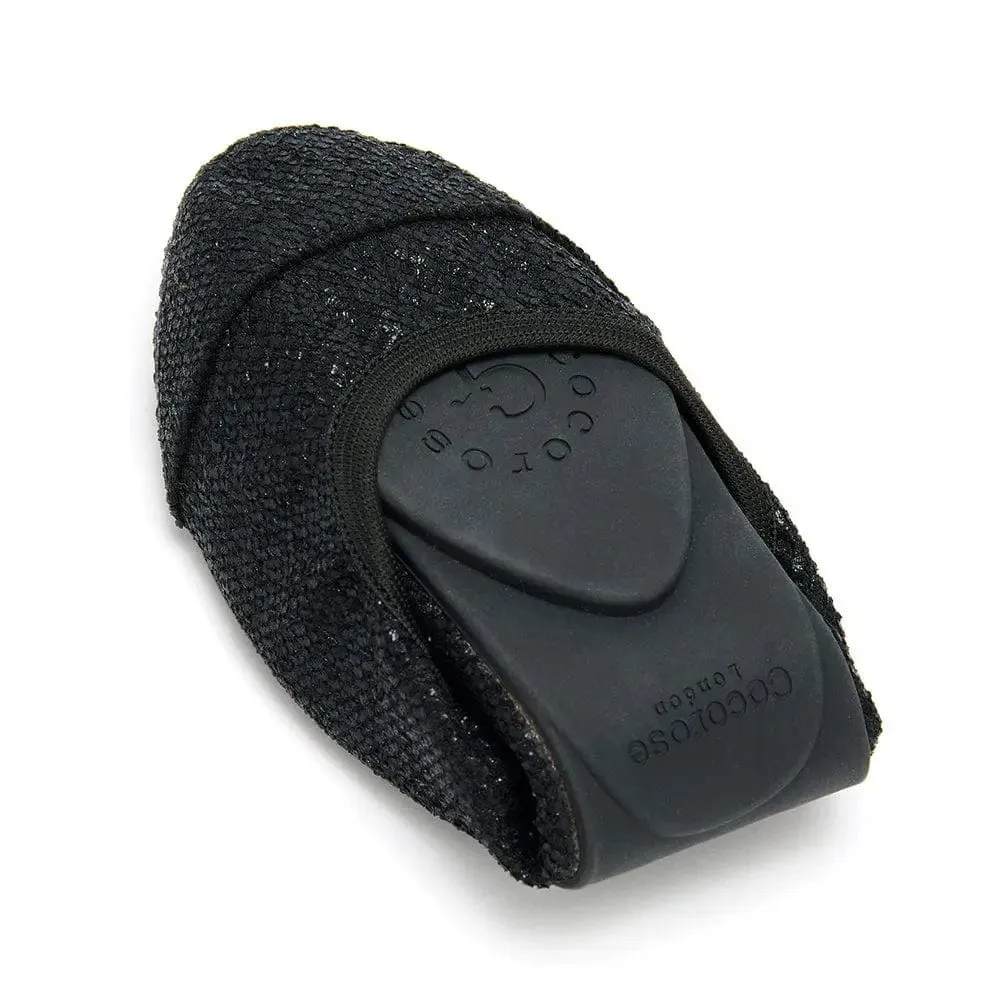 Barbican - Black Metallic Ballet Flat