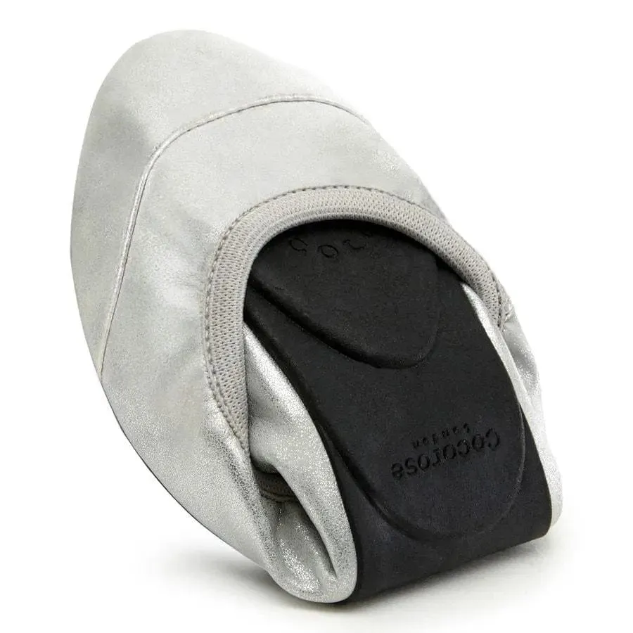Barbican - Silver Ballet Flats