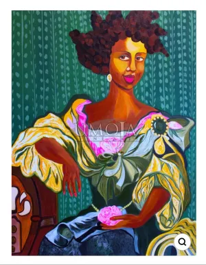 Bella! (Historical painting) Mary Ellen Pleasant 1840's rich entreprenuer