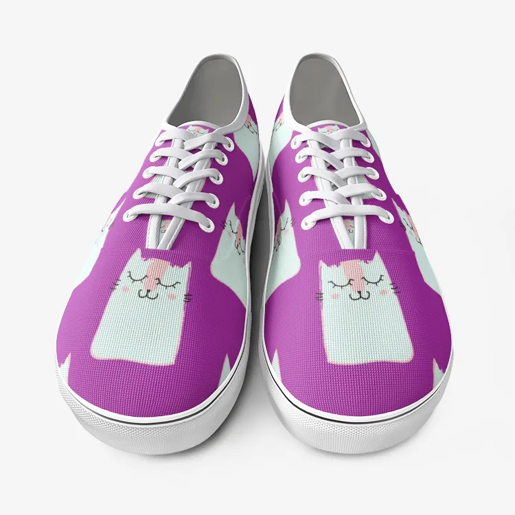 BirdGirls Cat Unisex Canvas Shoes Fashion Low Cut Loafer Sneakers