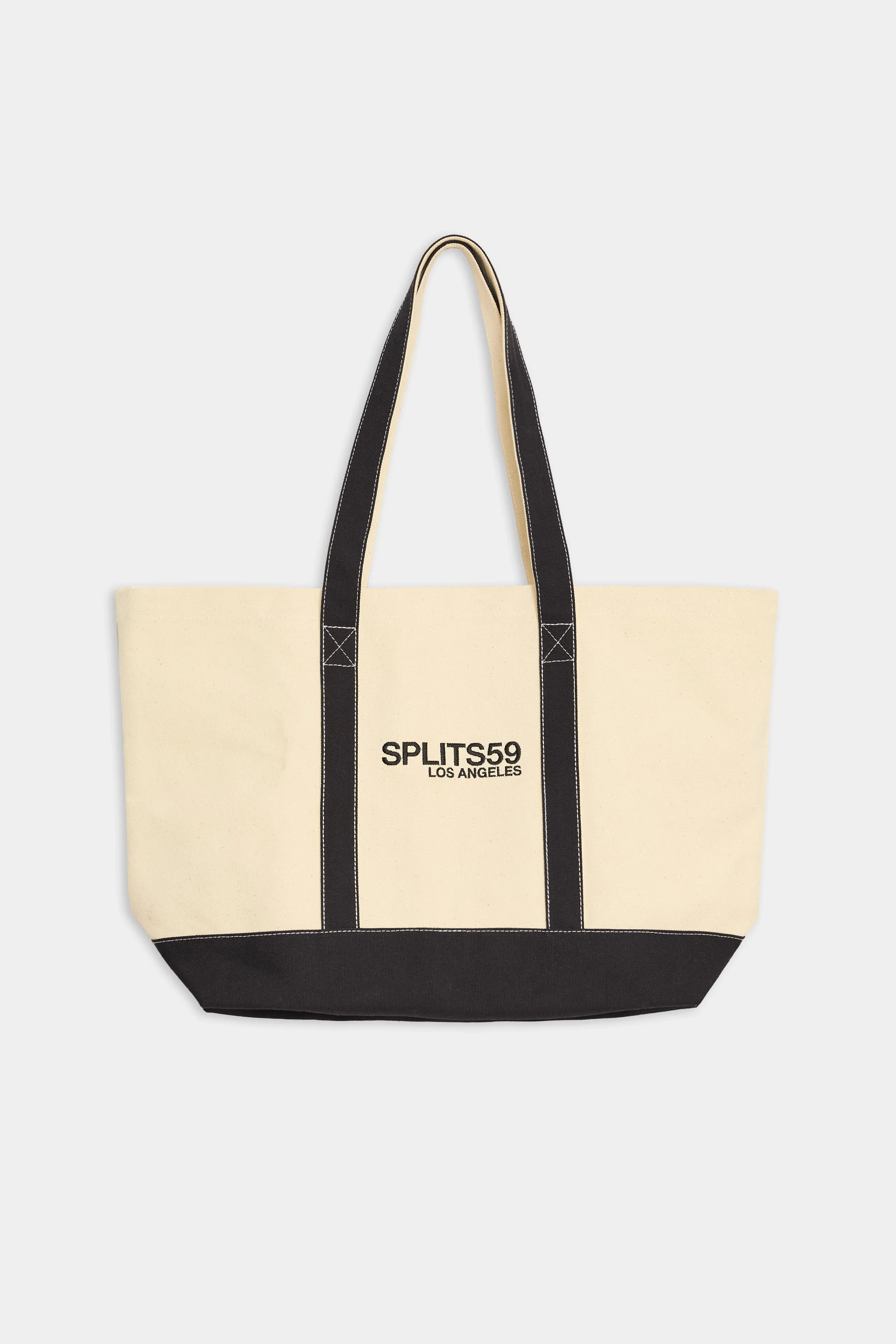 Canvas Tote Bag - Natural/Black