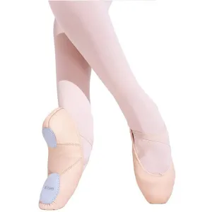 Capezio 2027 Juliet Split Sole Leather Ballet Shoe Pink - Adult