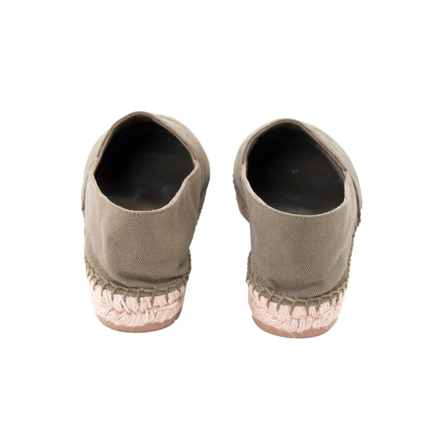 Chanel CC Canvas Espadrilles Flat