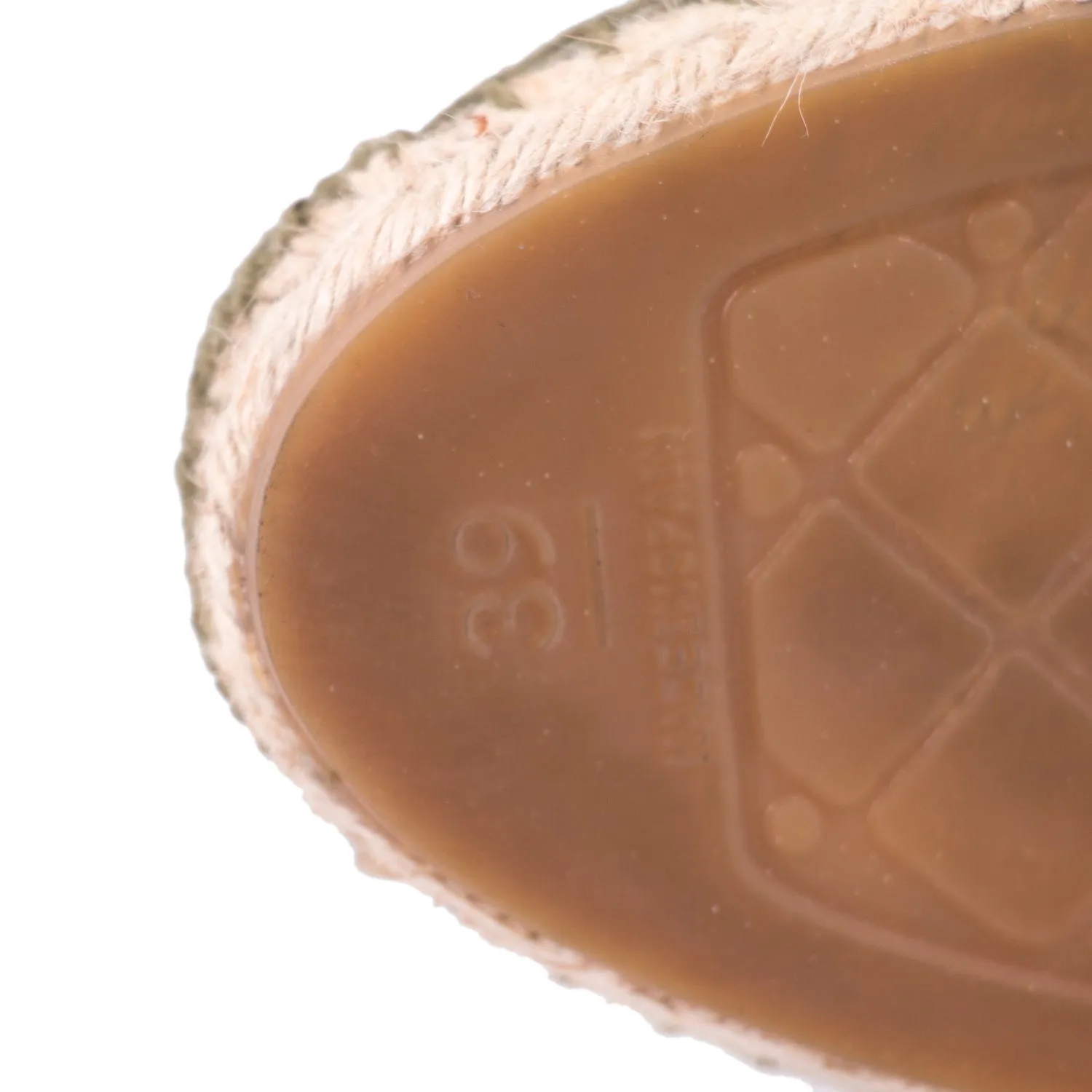 Chanel CC Canvas Espadrilles Flat
