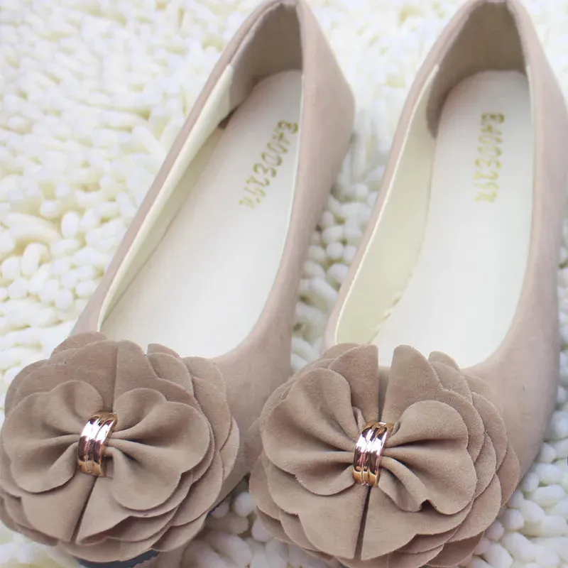 comemore Women Ballet Flats 2021 Spring Autumn Women Fashion Ballerina Flat Shoes Ladies Sweet Flower Footwear Sapatos Feminino