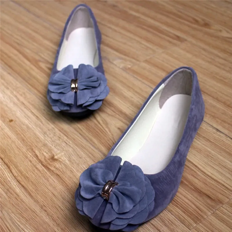 comemore Women Ballet Flats 2021 Spring Autumn Women Fashion Ballerina Flat Shoes Ladies Sweet Flower Footwear Sapatos Feminino