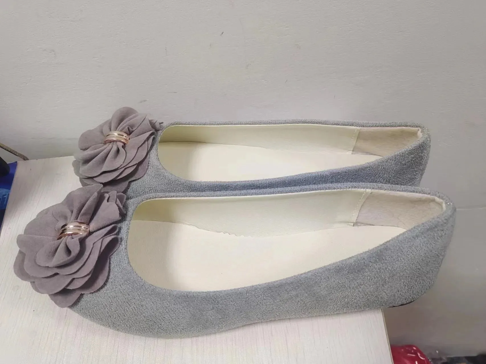 comemore Women Ballet Flats 2021 Spring Autumn Women Fashion Ballerina Flat Shoes Ladies Sweet Flower Footwear Sapatos Feminino