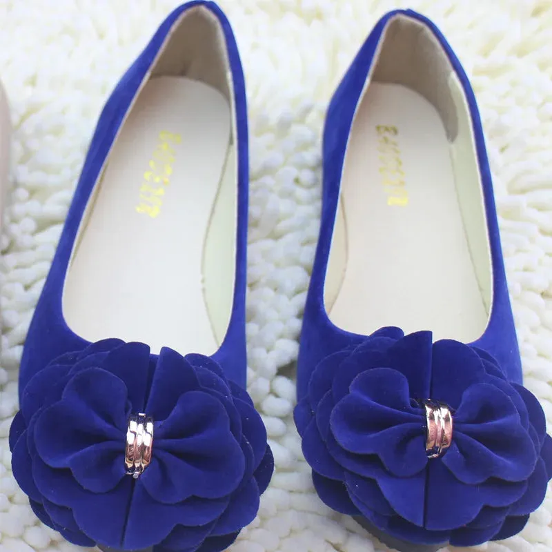 comemore Women Ballet Flats 2021 Spring Autumn Women Fashion Ballerina Flat Shoes Ladies Sweet Flower Footwear Sapatos Feminino