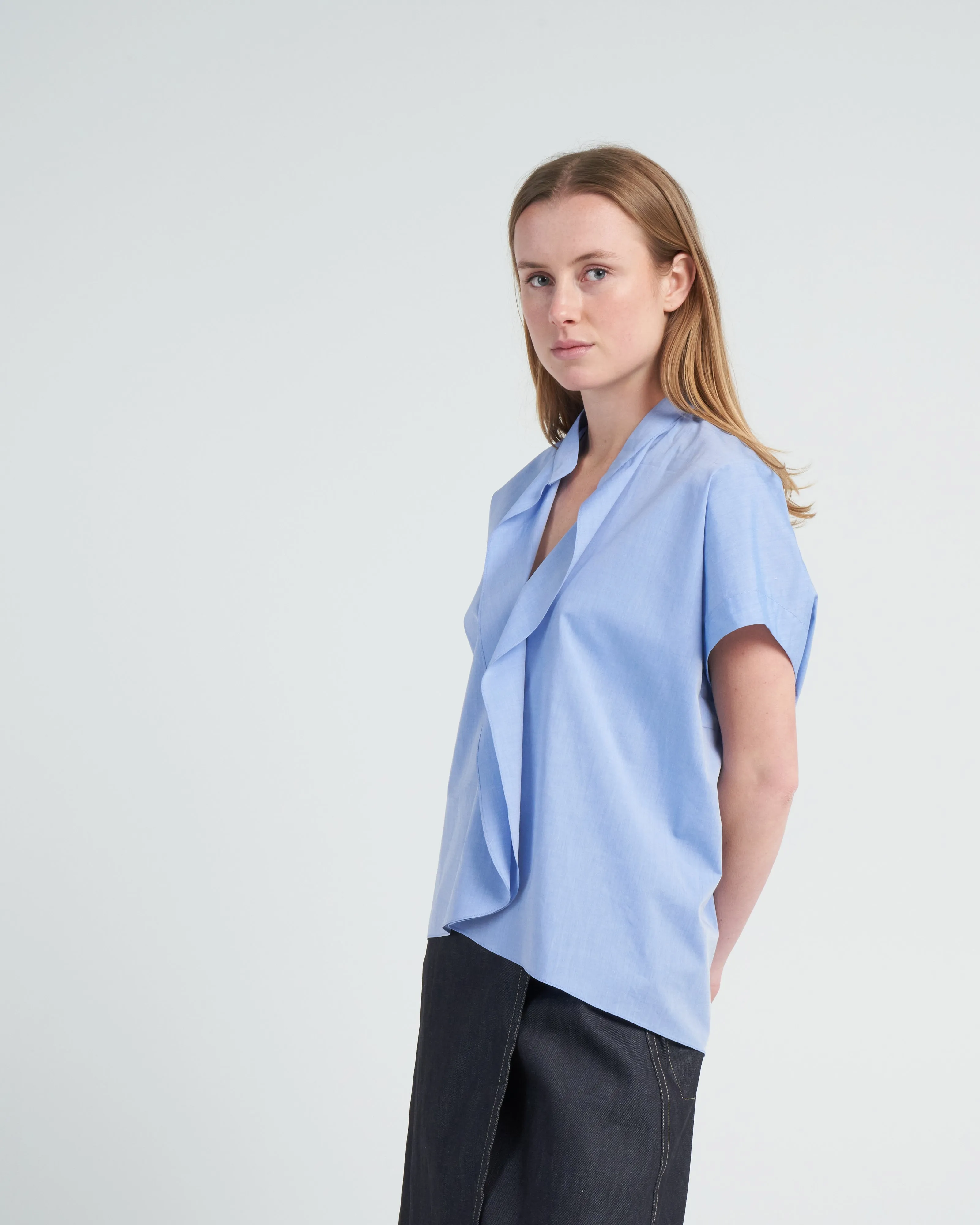 fin gaban shirt - blue