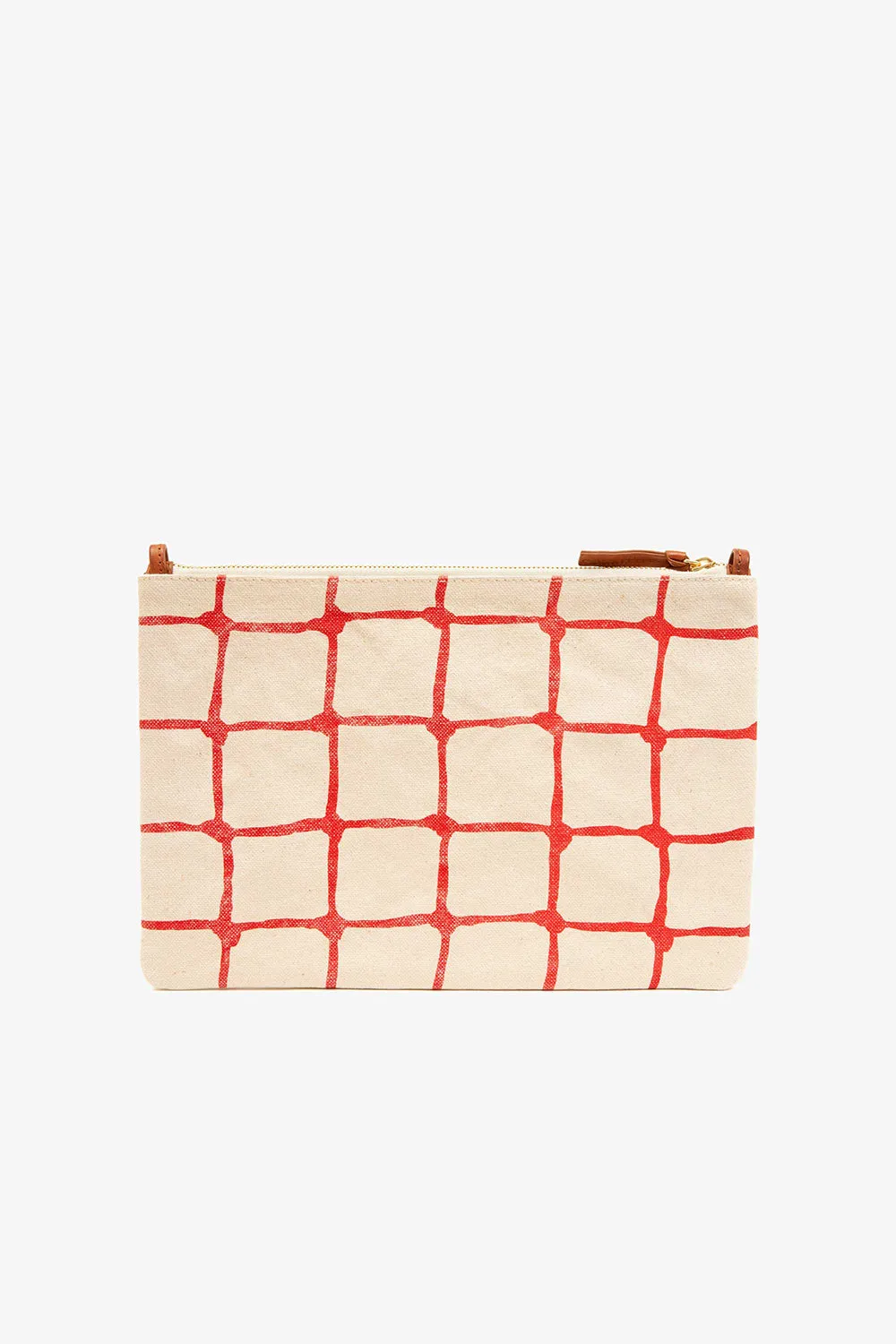 Flat Clutch w/ Tabs Poppy