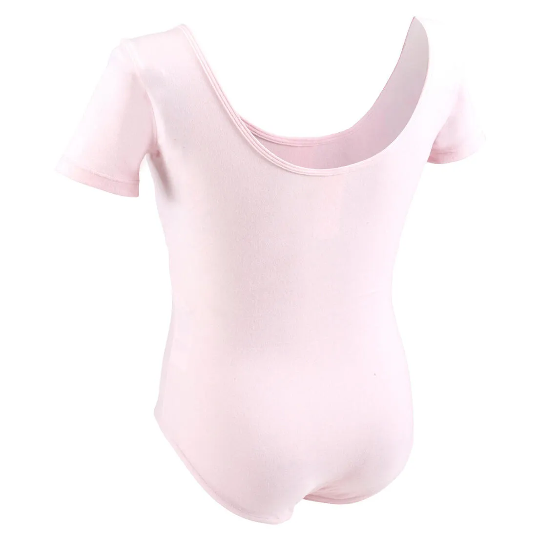 Girls' Short-Sleeved Ballet Leotard - Black