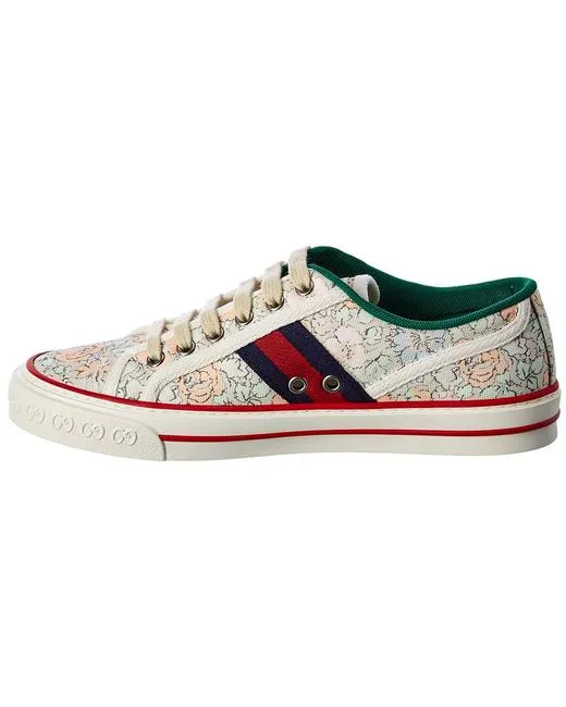 Gucci Tennis 1977 Liberty London Canvas Sneaker