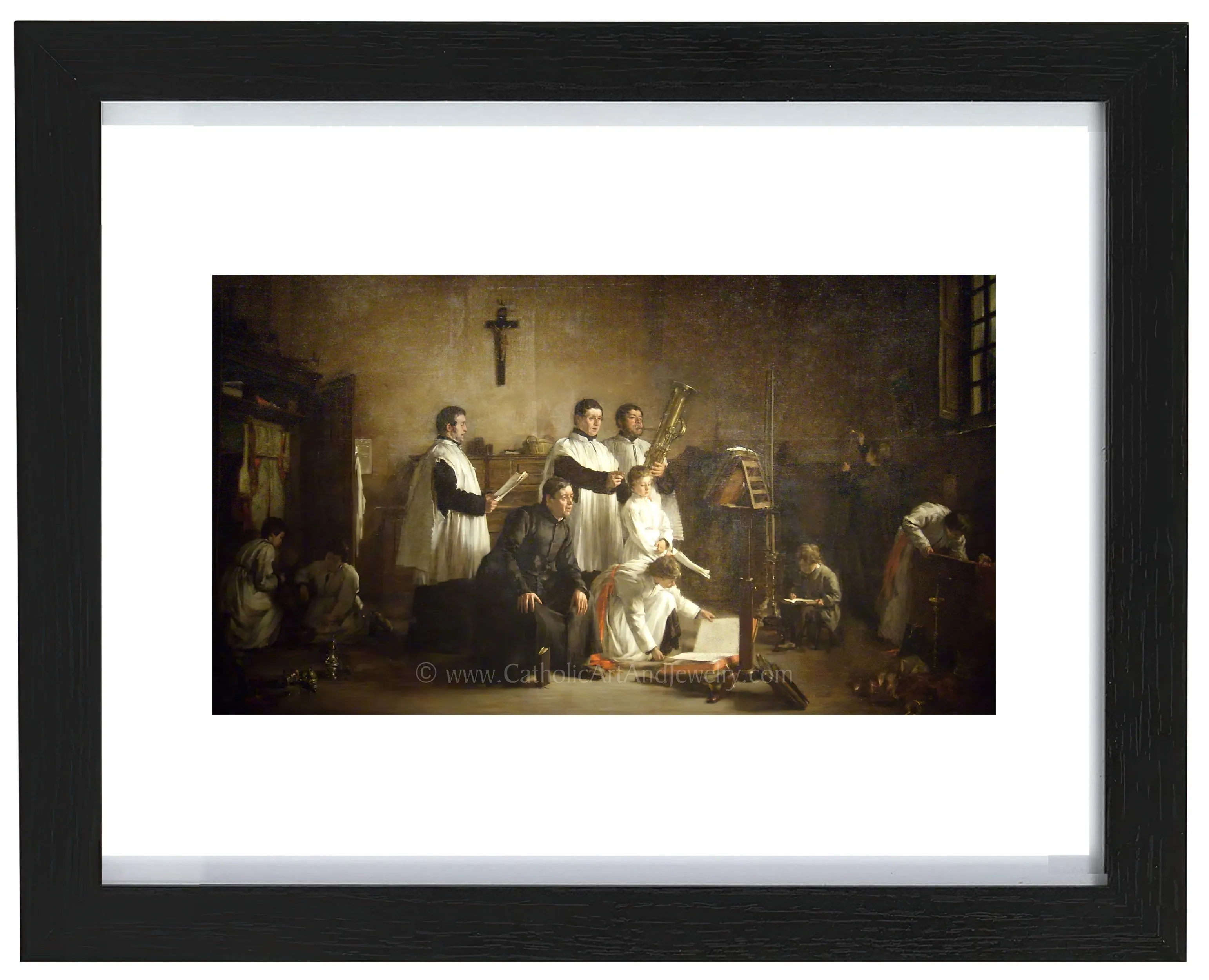 In the Sacristy Before Mass – 5 Sizes – Paul-Constant Soyer – Catholic Art Print – Archival Quality