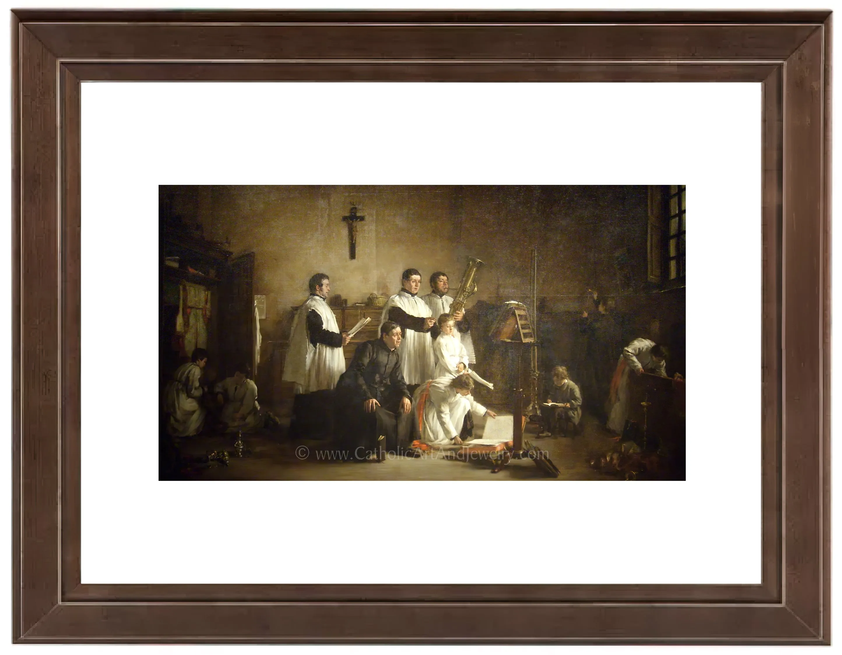 In the Sacristy Before Mass – 5 Sizes – Paul-Constant Soyer – Catholic Art Print – Archival Quality