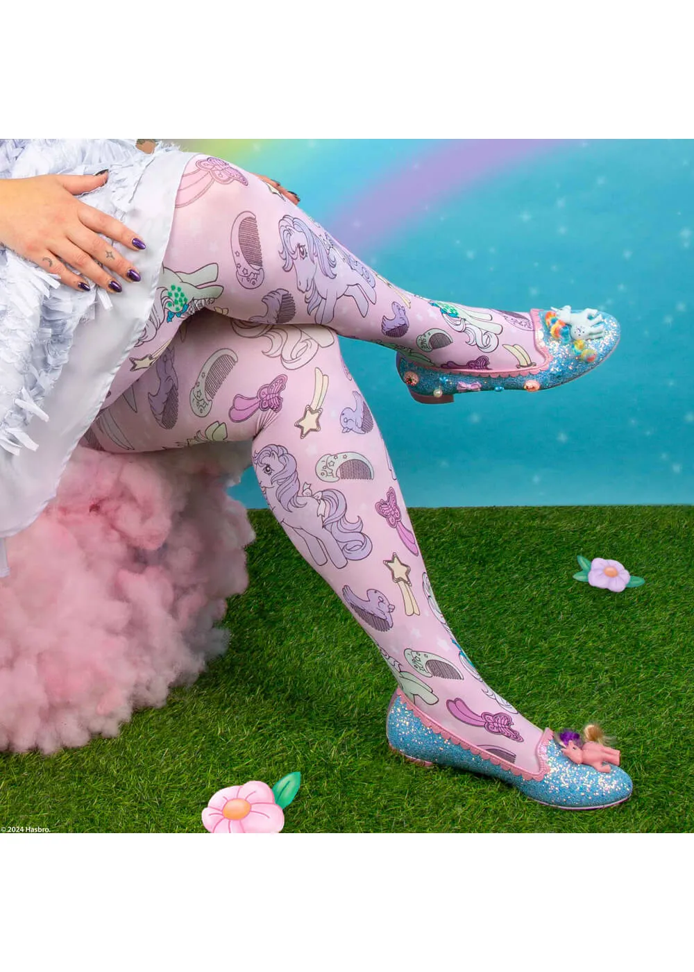 Irregular Choice x My Little Pony Playful Ponies Ballerinas Blue