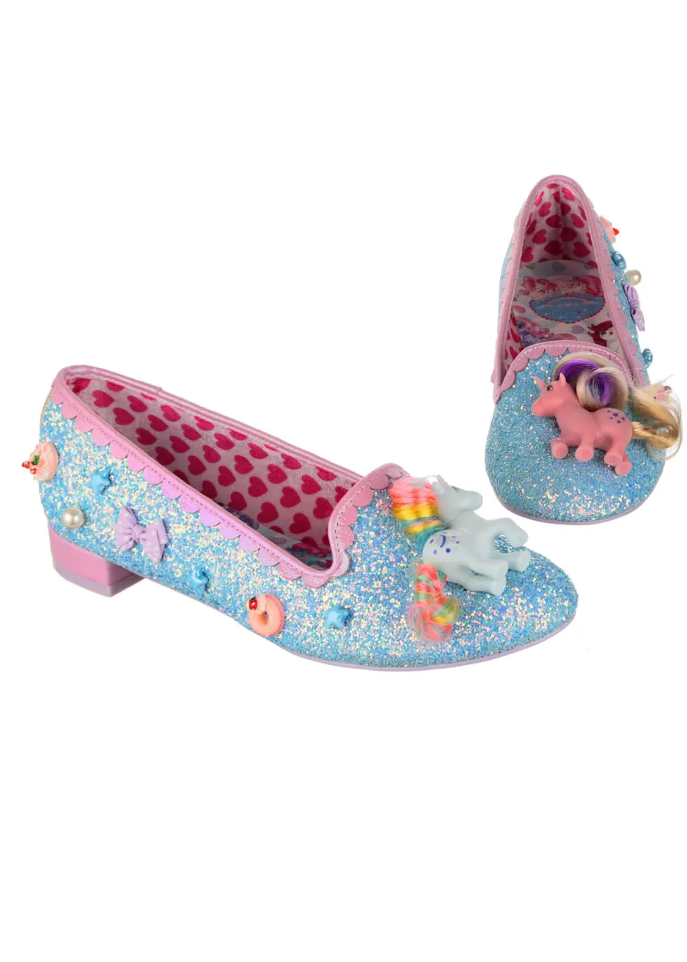 Irregular Choice x My Little Pony Playful Ponies Ballerinas Blue