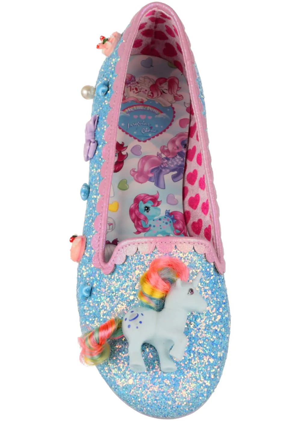Irregular Choice x My Little Pony Playful Ponies Ballerinas Blue