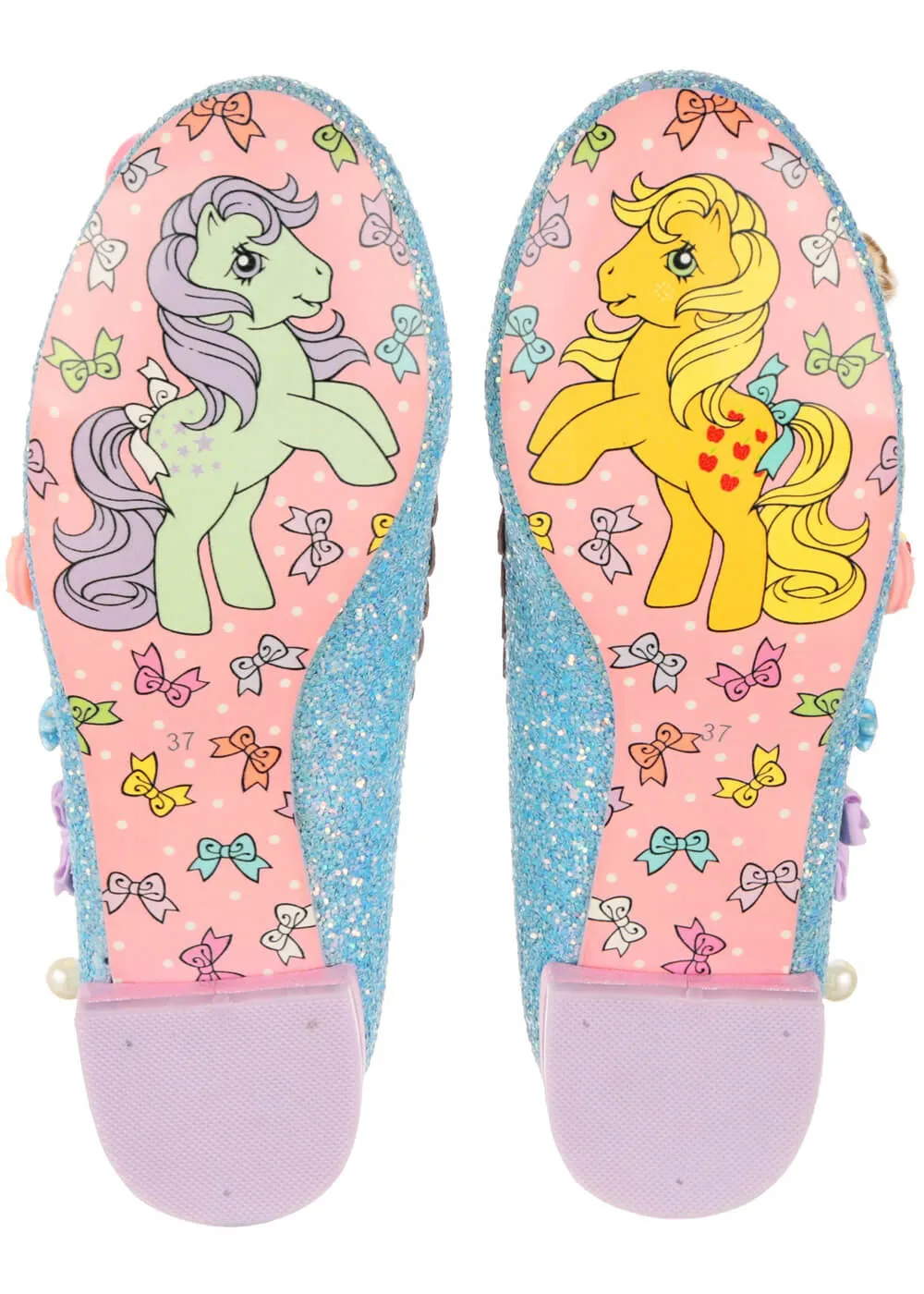 Irregular Choice x My Little Pony Playful Ponies Ballerinas Blue