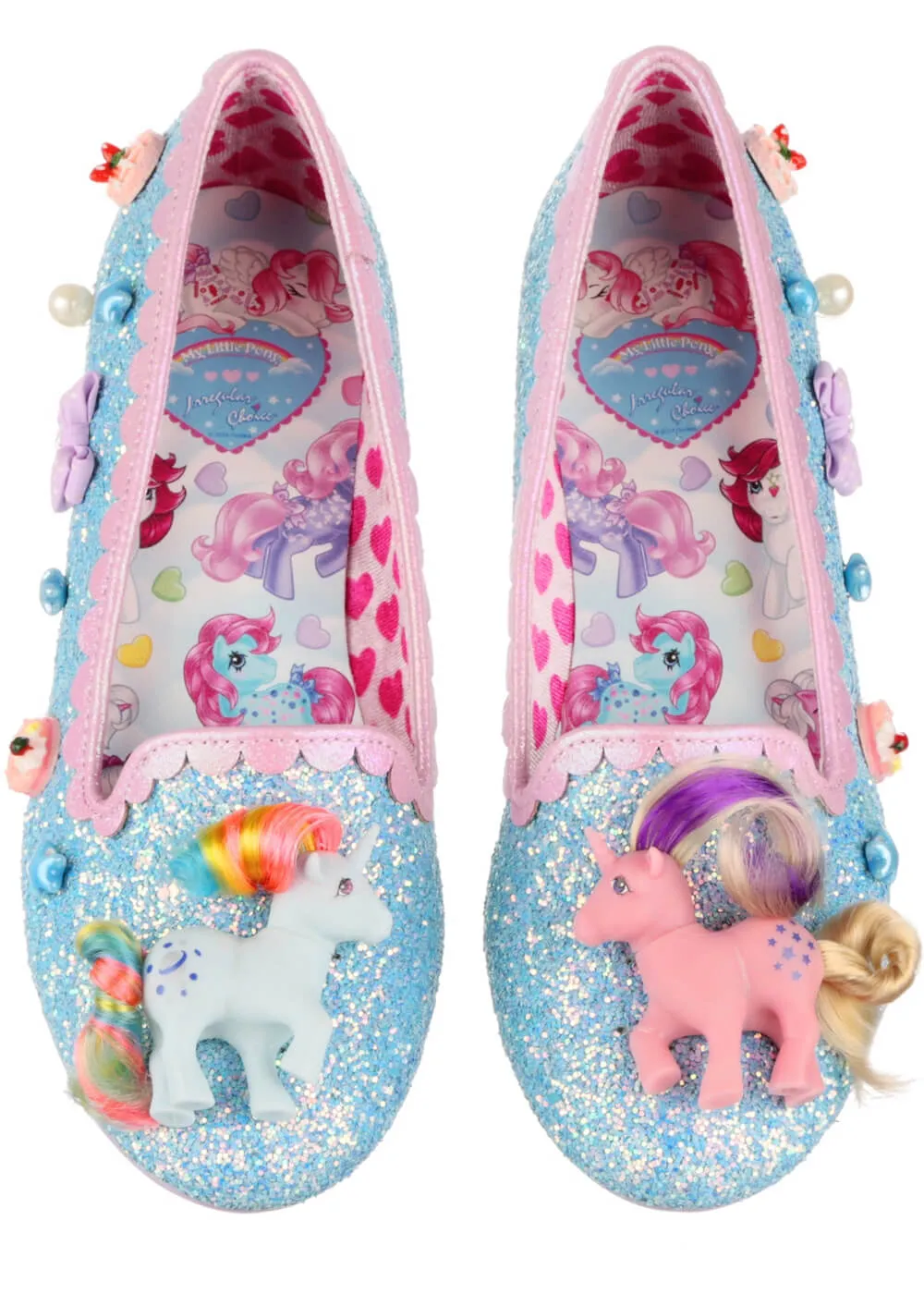 Irregular Choice x My Little Pony Playful Ponies Ballerinas Blue
