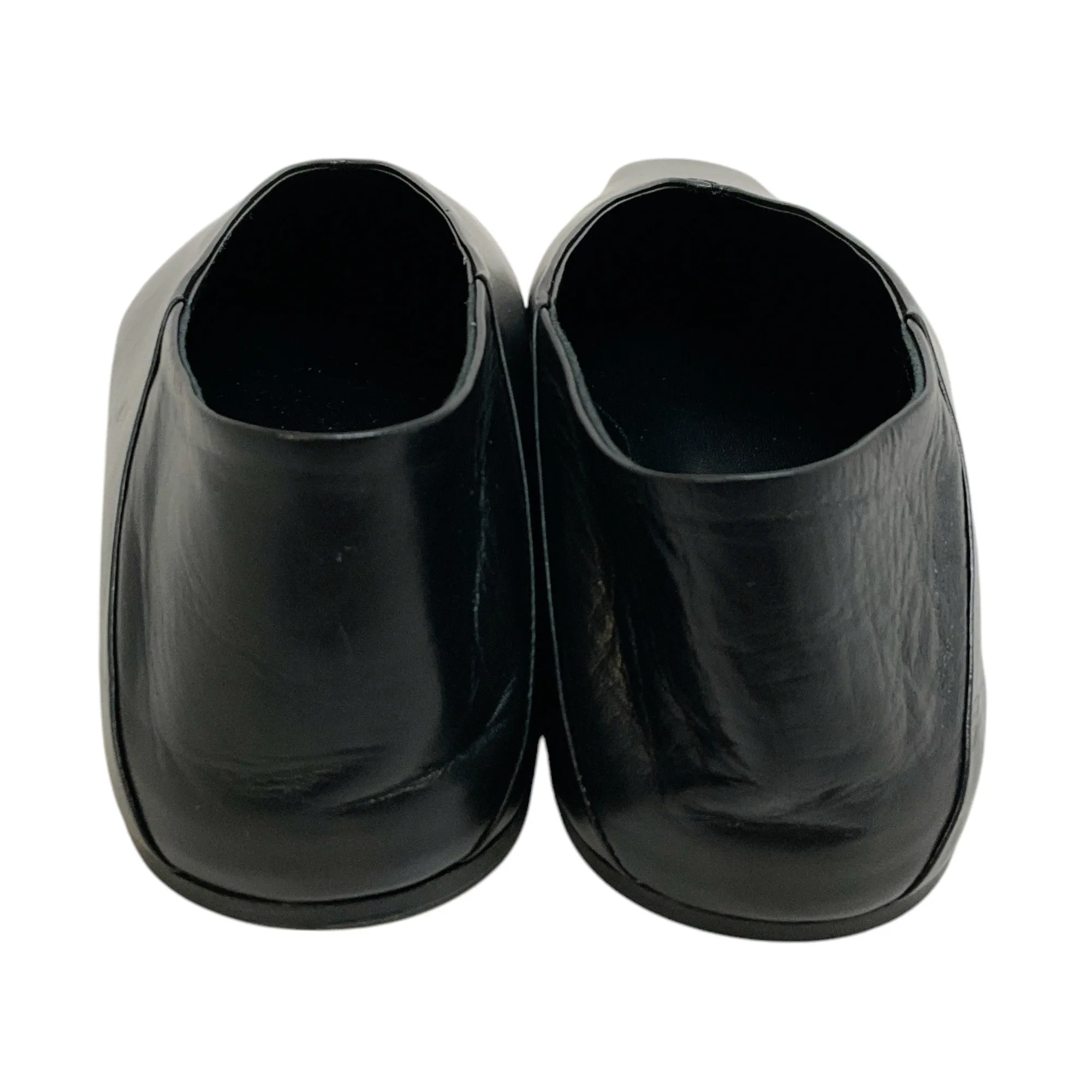 Jil Sander Black Leather Tripon Ballet Flats